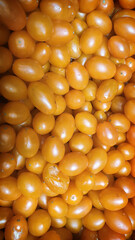 fresh little yellow tomatoes