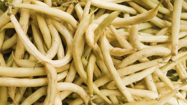 fresh yellow beans
