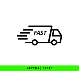 Shipping icon ,transportation icon vector logo design template