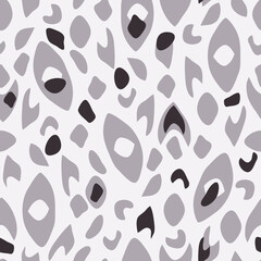 Seamless vector pattern with animal fur texture on light purple. Simple stylish abstract wallpaper design. Trendy fashion textile shapes.