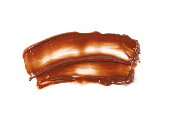 Chocolate spread isolated on white background