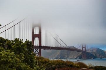Fototapeta na wymiar San Francisco día nublado