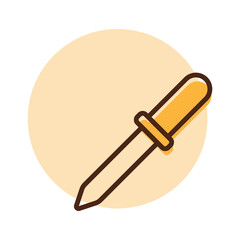 Dropper vector icon. Medical sign
