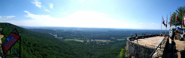 panorama of the mountains