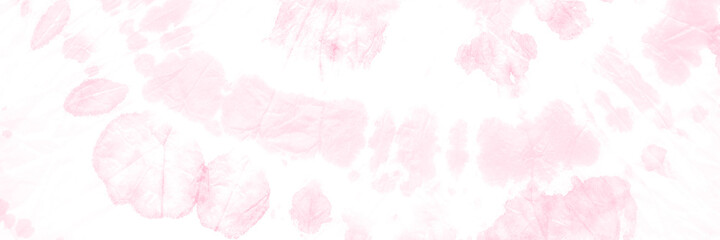 Fototapeta na wymiar Blush Retro Tie Dye Texture. Gentle Texture. Blooming Sakura. Salmon Spots Distressed Silk. Coral Watercolor Splash. Fruit Crumpled Inked Paper. Pink Apple Tree Petals. Floral Motives.