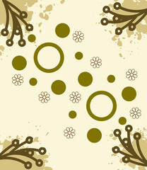 coffee beans seamless background