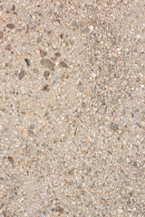 Concrete slab with stone crumbs. 