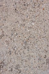 Concrete slab with stone crumbs. 