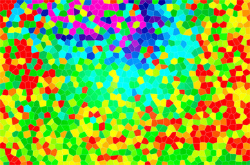 abstract colorful mosaic background with dots