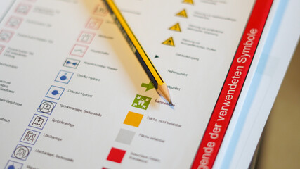 Legende vom Feuerwehrplan