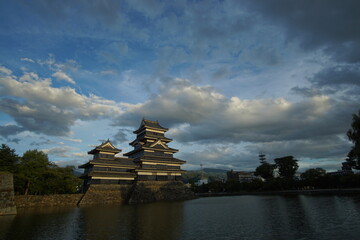 Matsumoto Castle (Matsumoto-jo), a Japanese premier historic castles in easthern Honshu,...