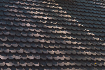 vintage wooden roof pattern