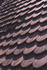 vintage clay roof pattern