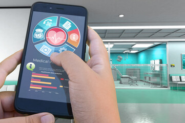 Healthcare app and hospital