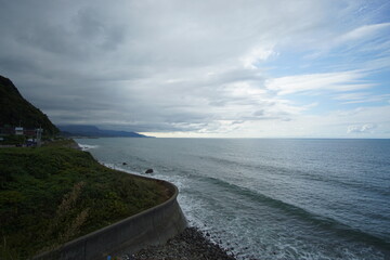 beach under a scenic sky in Japan