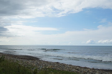 beach under a scenic sky in Japan