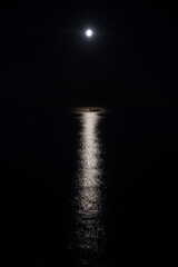 moon over water
