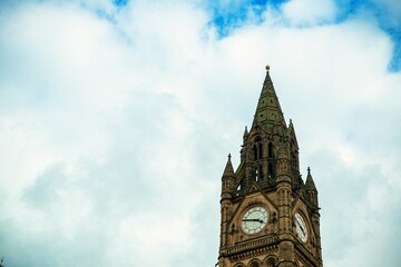 Manchester Town Hall clock tower