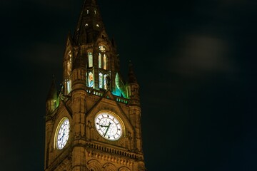 Manchester Town Hall clock tower
