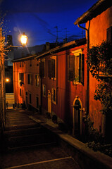 Verona streets at night