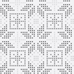 Vector cross stitch winter seamless pattern print background.