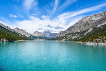 Fototapeta na wymiar Lago di Cancano in Italy