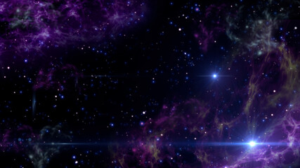 Obraz premium Background of galaxy and stars