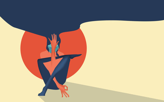 Woman doing yoga 