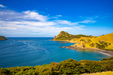 beach and sea