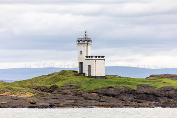 Fototapeta na wymiar Elie Ness Lighthouse, Leven, Scotland