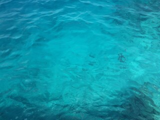 Fototapeta na wymiar background of turquoise and transparent sea at Maldives. indian ocean.