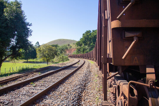 train on railway