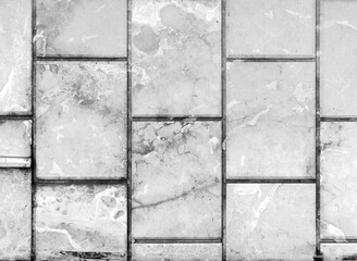 Fototapeta premium Decorative facing tiles, stylized marbled as textured background