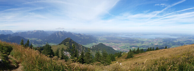 Fototapeta na wymiar Chiemgauer Alpen - Panorama 