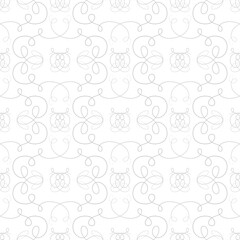 Pastel wedding background. Vector seamless pattern