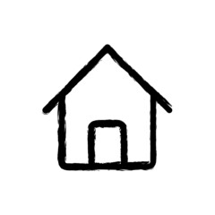 vector illustration hand drawn icon ofhouse 2