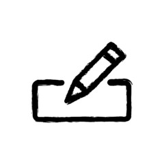 vector illustration hand drawn icon ofpencil write 3