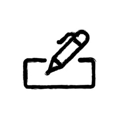 vector illustration hand drawn icon ofpen write 1