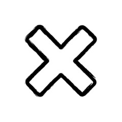 Fototapeta premium vector illustration hand drawn icon ofremove bold