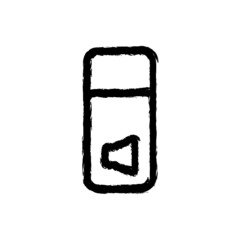 vector illustration hand drawn icon ofsettings sound