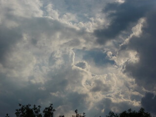clouds in the sky