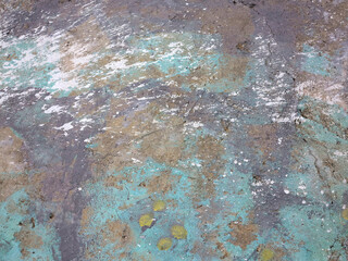 Art texture close-up with vivid colorful colors and brush strokes and palette knife strokes