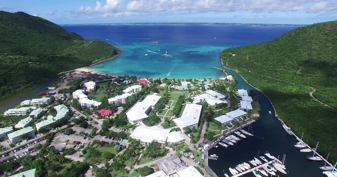 Anse Marcel on the Caribbean island of french st.martin