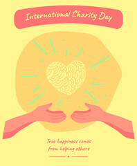 International Day of Charity poster