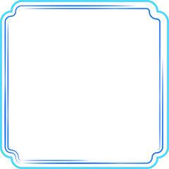 Decorative frame and border Square Vector illustration
