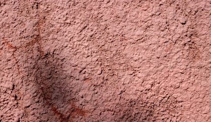 Terracotta plaster on the wall. Background texture.abstract surface