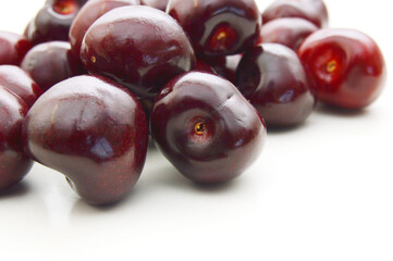 Cherry isolated on white background