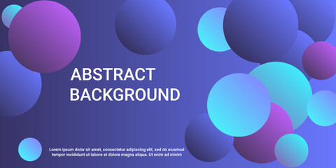 Trendy gradients of balls shapes.