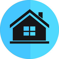 home flat icon. icon for website design, mobile app, ui. Vector Illustration
