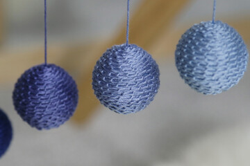 Close up of Montessori Gobbi Mobile Spheres
